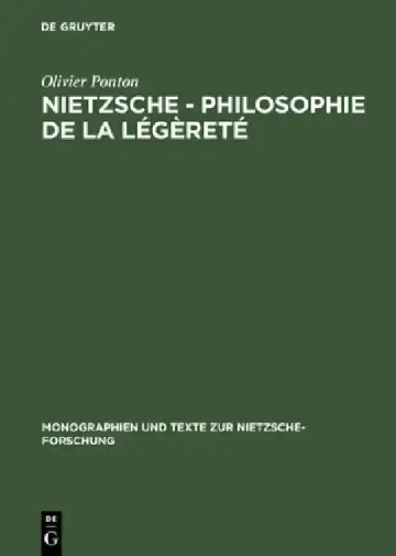 Cover of Nietzsche - Philosophie de la Légèreté