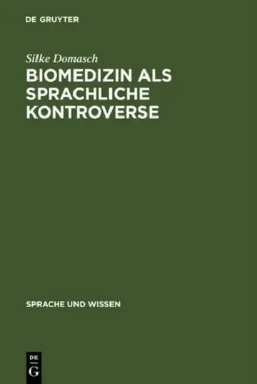 Cover of Biomedizin als sprachliche Kontroverse