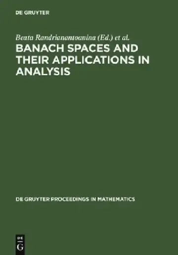 Cover of Banach Spaces and Their Applications in Analysis