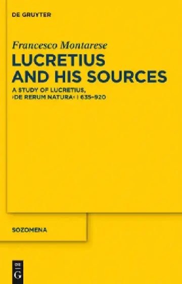 Cover of Lucretius and His Sources