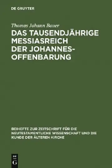 Cover of Das tausendjährige Messiasreich der Johannesoffenbarung