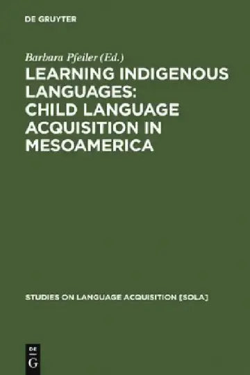 Cover of Learning Indigenous Languages