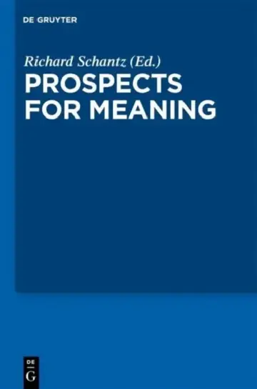 Cover of Prospects for Meaning