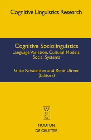Cover of Cognitive Sociolinguistics