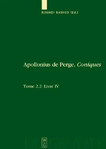 Cover of Livre IV. Commentaire Historique Et Mathématique, Édition Et Traduction Du Texte Arabe