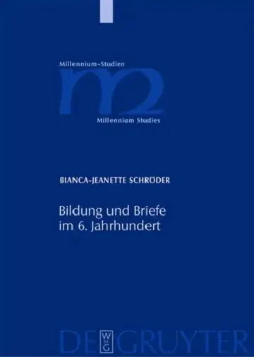 Cover of Bildung und Briefe im 6. Jahrhundert