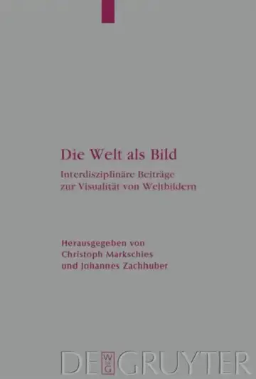 Cover of Die Welt als Bild