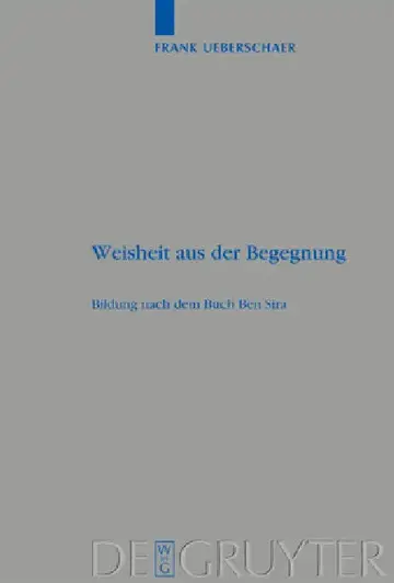Cover of Weisheit aus der Begegnung = Wisdom from Encounter
