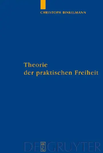 Cover of Theorie der praktischen Freiheit