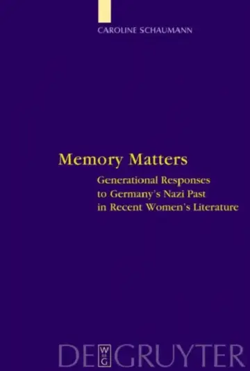 Cover of Memory Matters