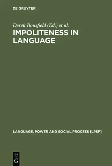 Cover of Impoliteness in Language