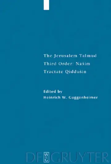 Cover of Tractate Qiddusin