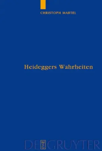 Cover of Heideggers Wahrheiten