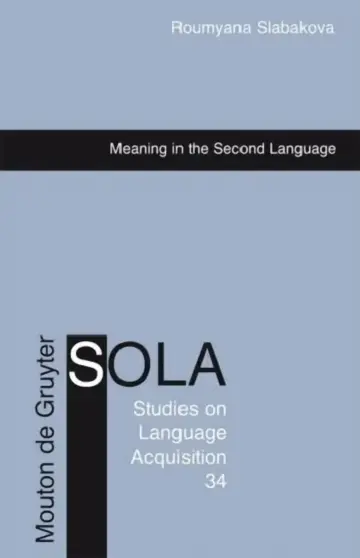 Cover of Meaning in the Second Language