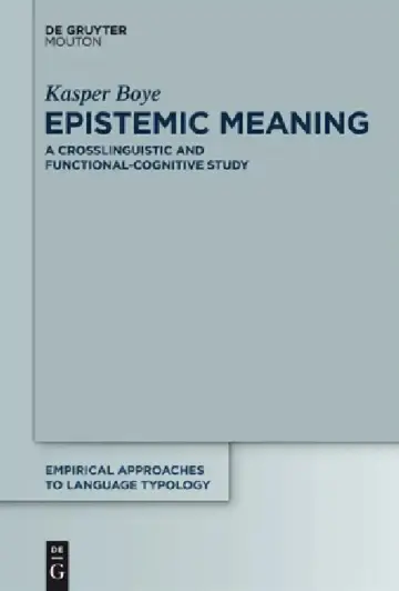 Cover of Epistemic Meaning