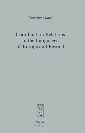 Cover of Coordination Relations in the Languages of Europe and Beyond