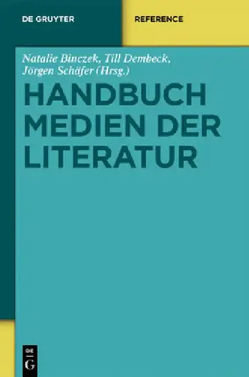 Cover of Handbuch Medien der Literatur