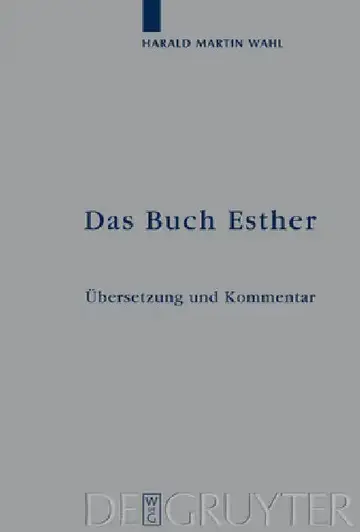 Cover of Das Buch Esther