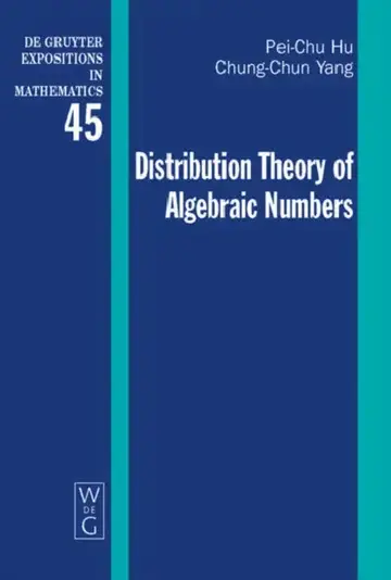 Cover of Distribution Theory of Algebraic Numbers