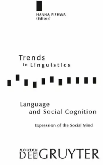 Cover of Language and Social Cognition
