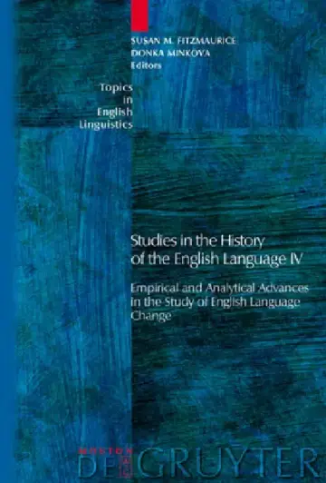 Cover of Studies in the History of the English Language IV