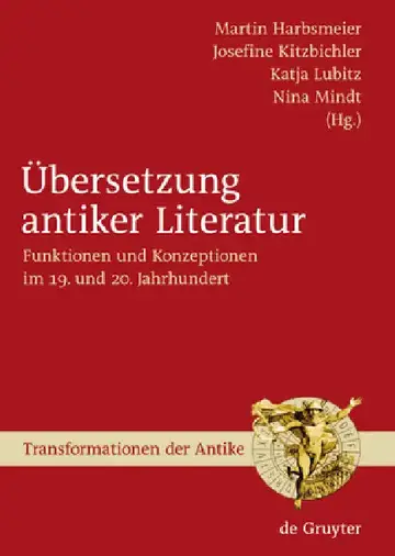 Cover of Übersetzung antiker Literatur