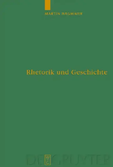 Cover of Rhetorik und Geschichte