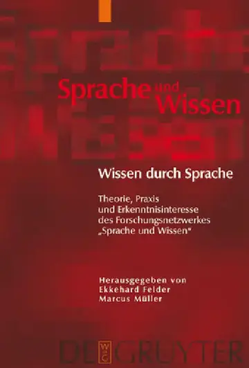Cover of Wissen Durch Sprache