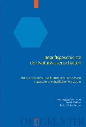Cover of Begriffsgeschichte der Naturwissenschaften
