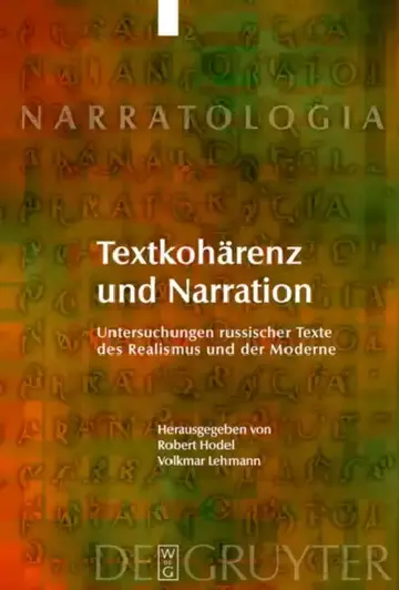 Cover of Textkohärenz und Narration