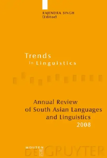 Cover of Annual Review of South Asian Languages and Linguistics