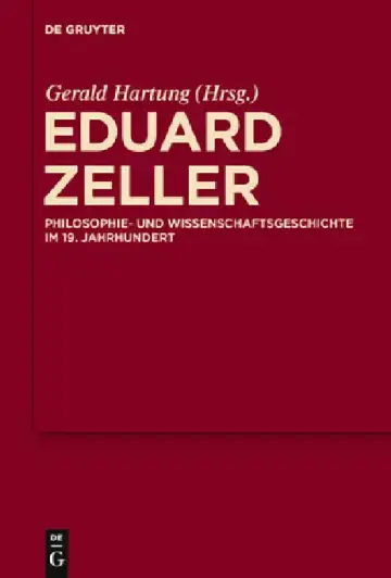 Cover of Eduard Zeller