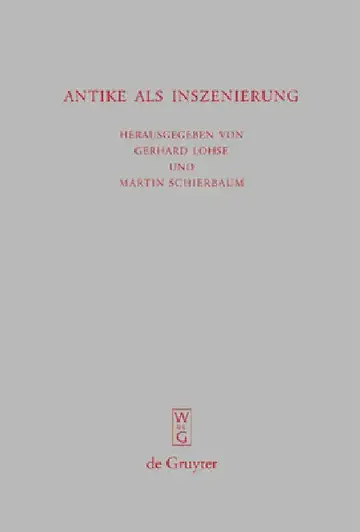 Cover of Antike als Inszenierung