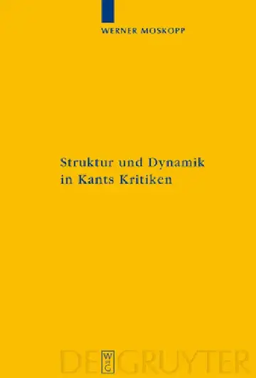 Cover of Struktur und Dynamik in Kants Kritiken