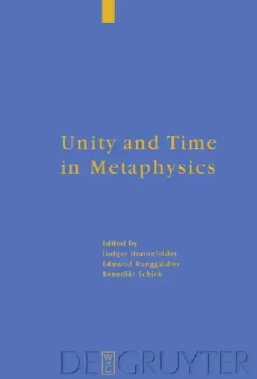 Cover of Unity and Time in Metaphysics