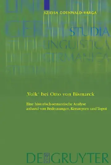 Cover of 'Volk' Bei Otto Von Bismarck