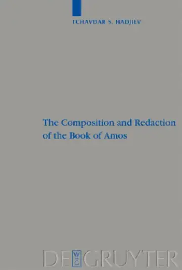 Cover of The Composition and Redaction of the Book of Amos