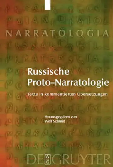 Cover of Russische Proto-Narratologie
