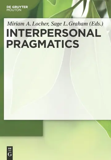 Cover of Interpersonal Pragmatics