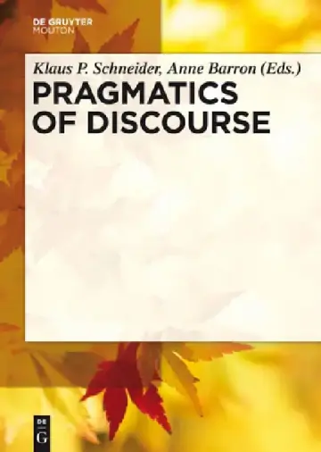 Cover of Pragmatics of Discourse