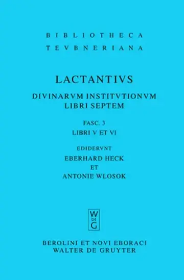 Cover of Libri V Et VI