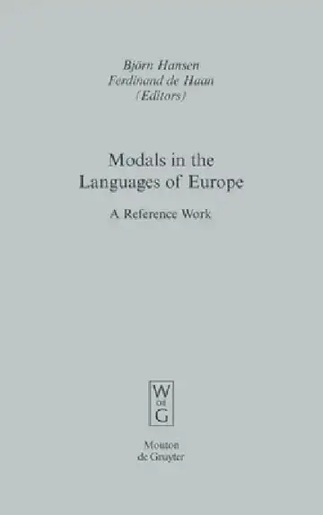 Cover of Modals in the Languages of Europe