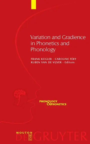 Cover of Variation and Gradience in Phonetics and Phonology