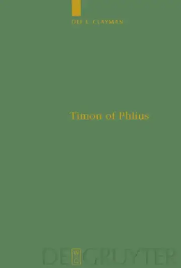 Cover of Timon of Phlius