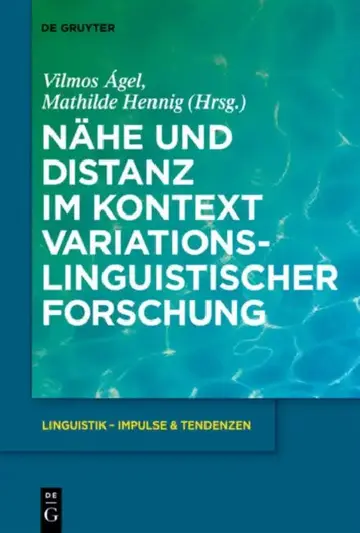 Cover of Nähe und Distanz im Kontext variationslinguistischer Forschung