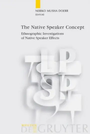 Cover of The Native Speaker Concept