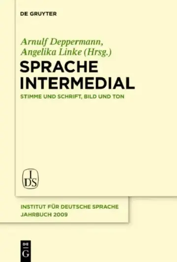 Cover of Sprache intermedial