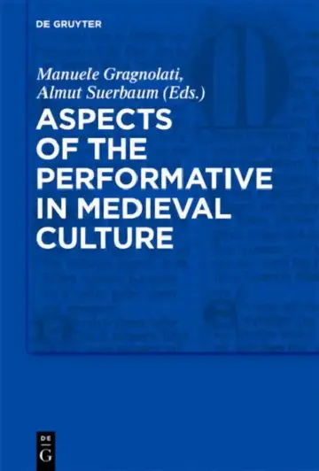 Cover of Aspects of the Performative in Medieval Culture