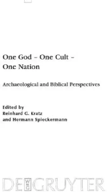 Cover of One God - One Cult - One Nation