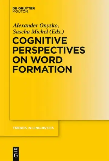 Cover of Cognitive Perspectives on Word Formation